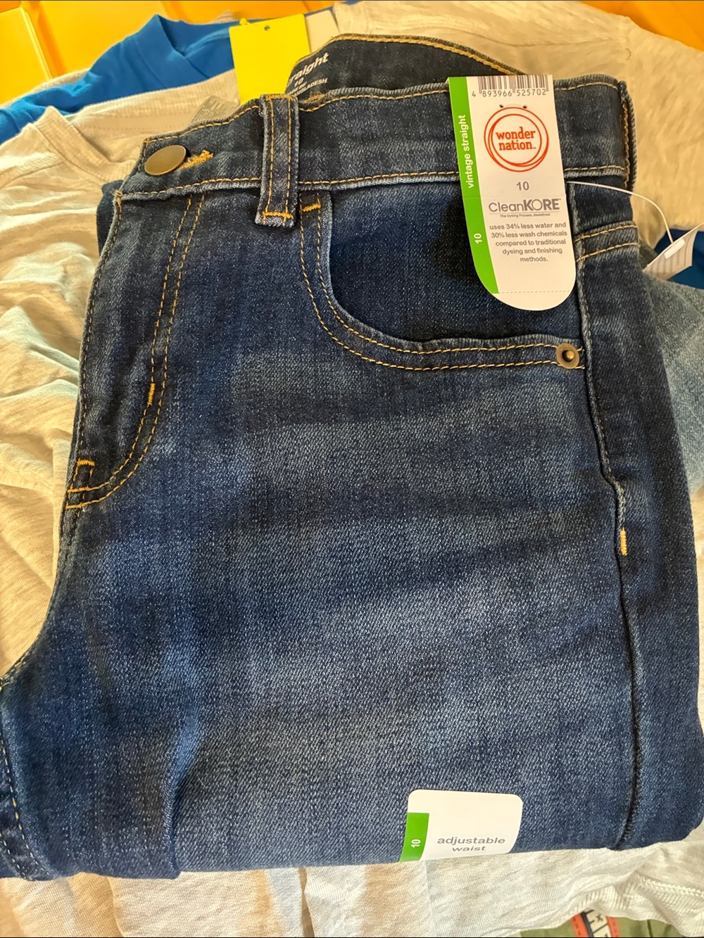 wonder nation Dark Blue Straight-Leg Jeans